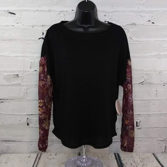 Gypsies & Moondust Waffle Knit Top - Picture 1 of 9